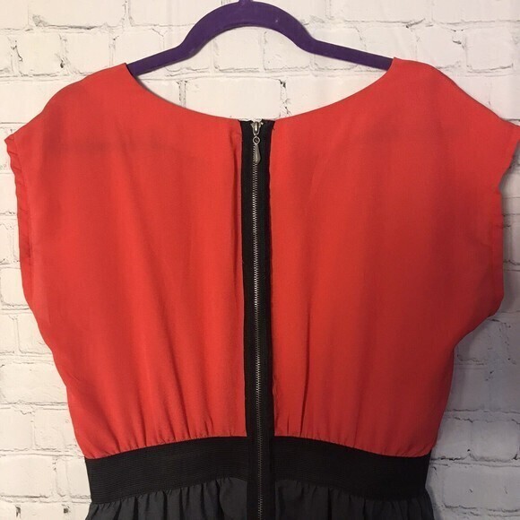 BeBop Woman's Color Block‎ Dress With Elastic Waist Band Size Large - Picture 4 of 8